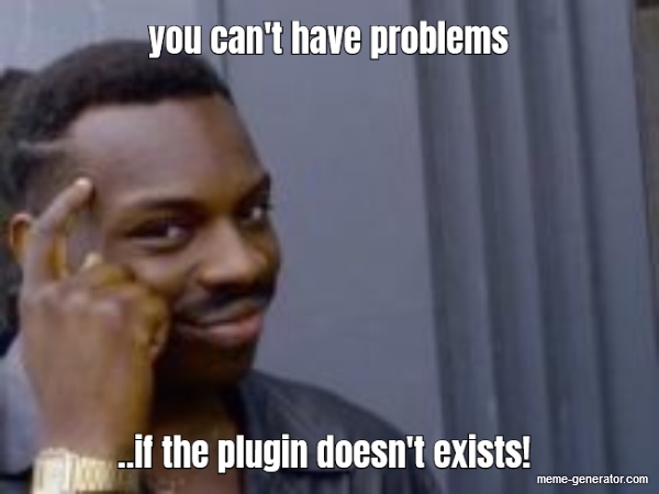 No Plugins No Problems Image